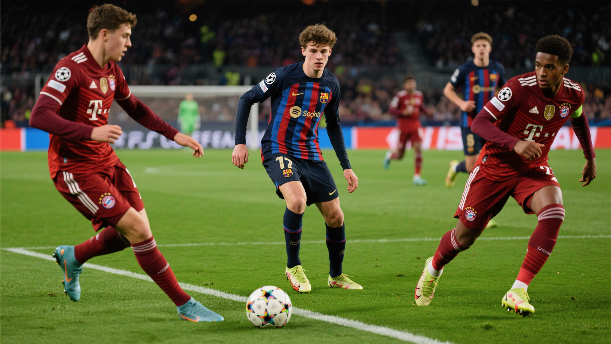 值得关注的是，本届淘汰阶段比赛中，当巴萨遭遇来自拜