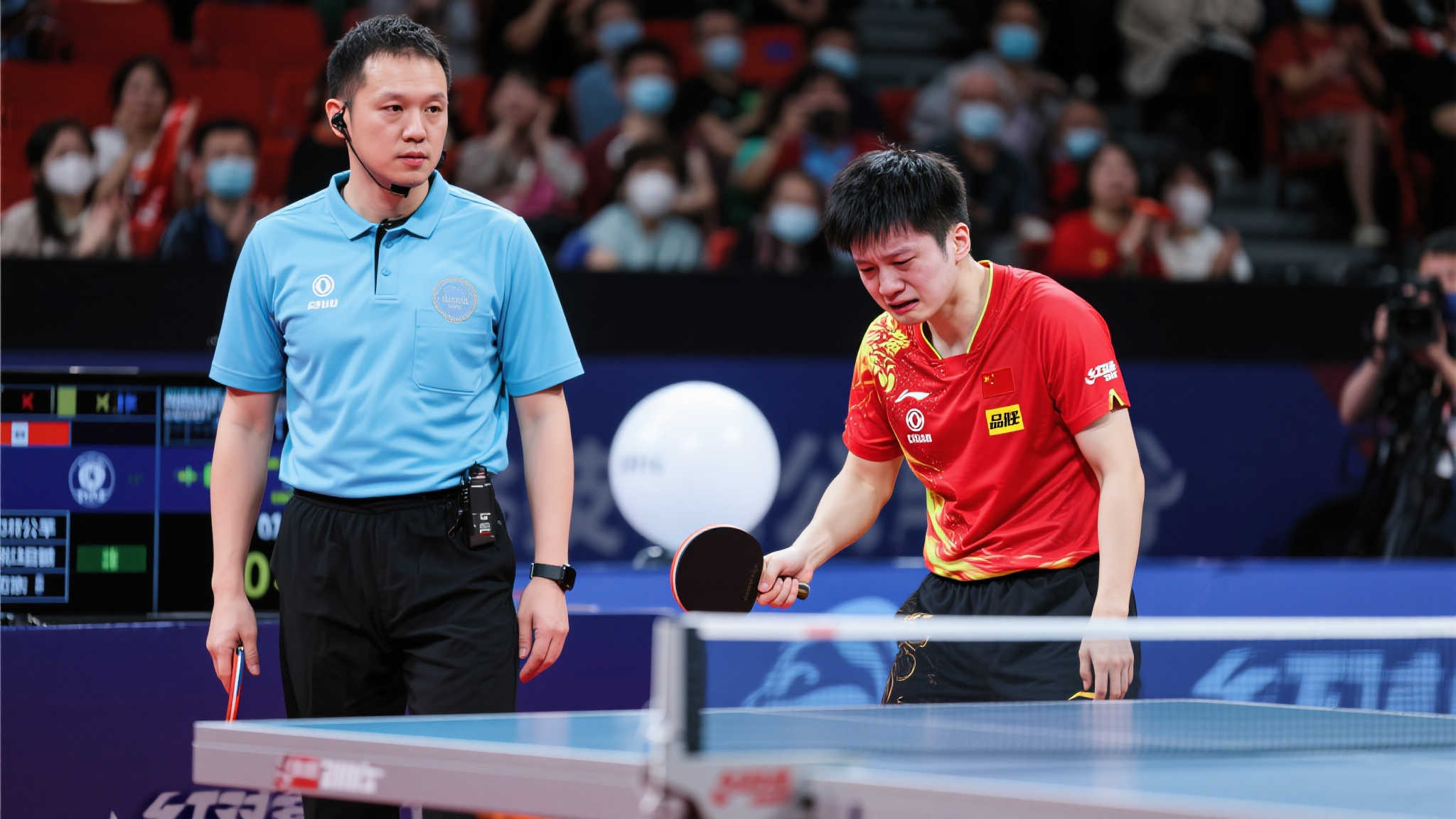 心痛!王楚钦申诉时,孙颖莎无奈抿嘴,为大头遭遇感到难过 心痛!王楚钦申诉时,孙颖莎无奈抿嘴,为大头遭遇感到难过